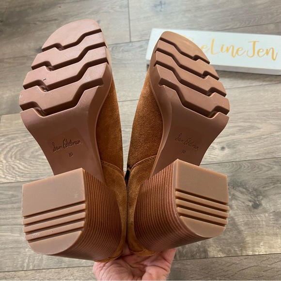 Sam Edelman Rollins Suede Lug Sole Booties NWOT - Picture 5 of 8